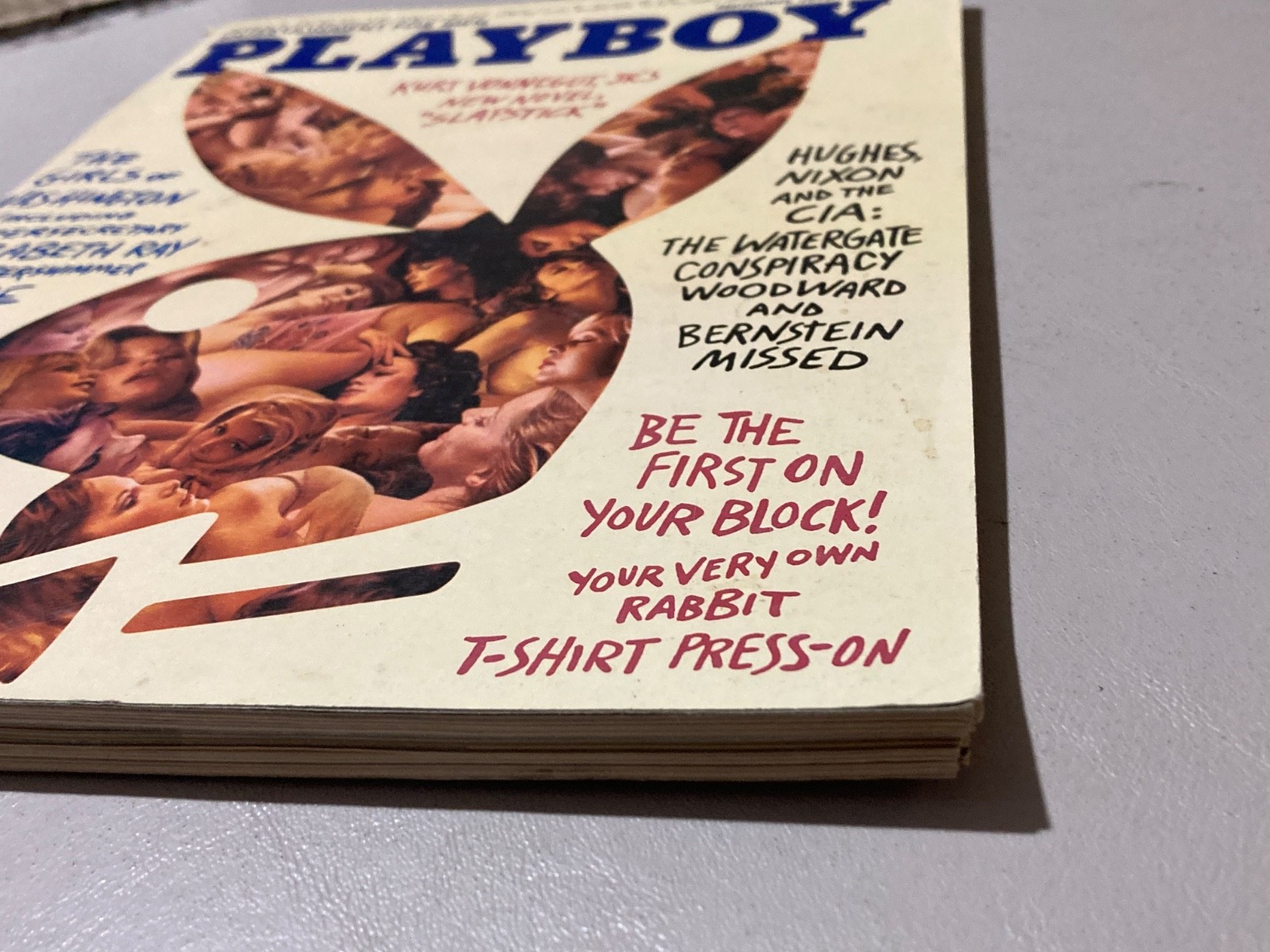 Playboy Sept 1976 Cover Variant International Edition Press on T-Shirt transfer