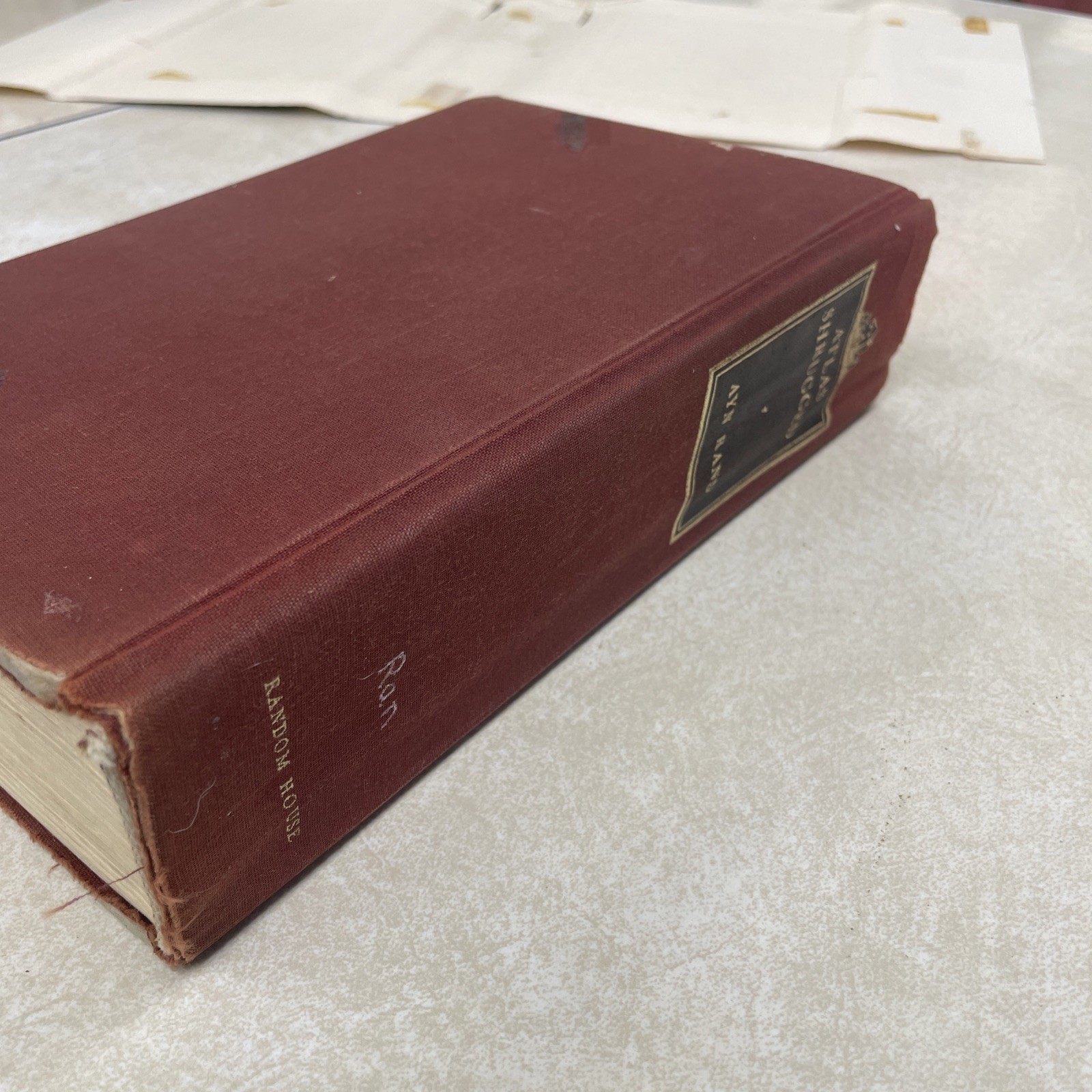 Atlas Shrugged by Ayn Rand First Edition 12th Printing w/ Original Dust Jacket