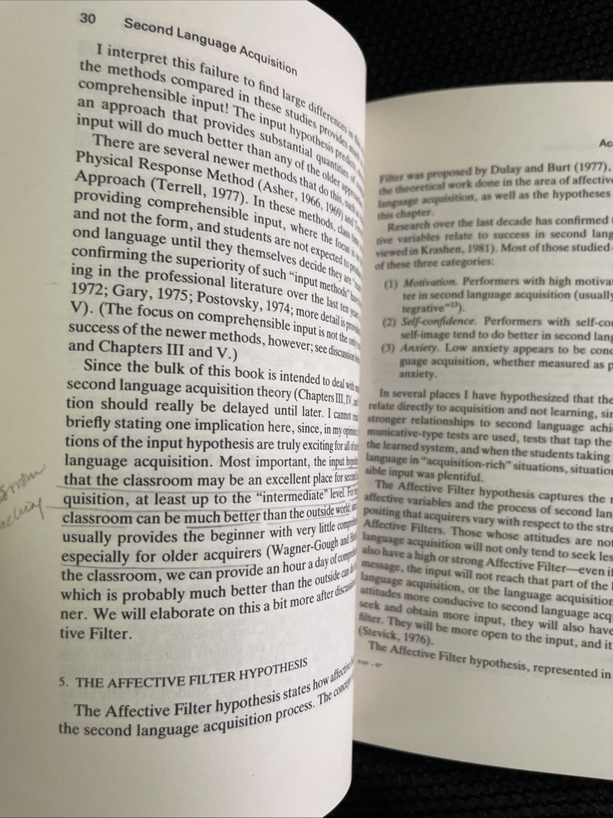 PRINCIPLES AND PRACTICE IN SECOND LANGUAGE ACQUISITION By Stephen D. Krashen