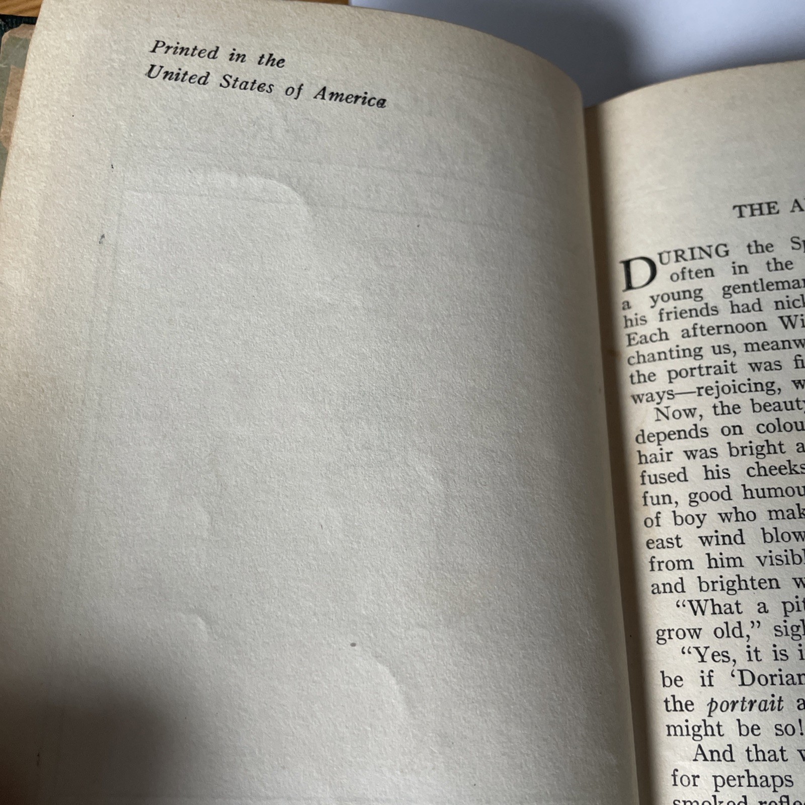 The Picture of Dorian Gray by Oscar Wilde Early Modern Library