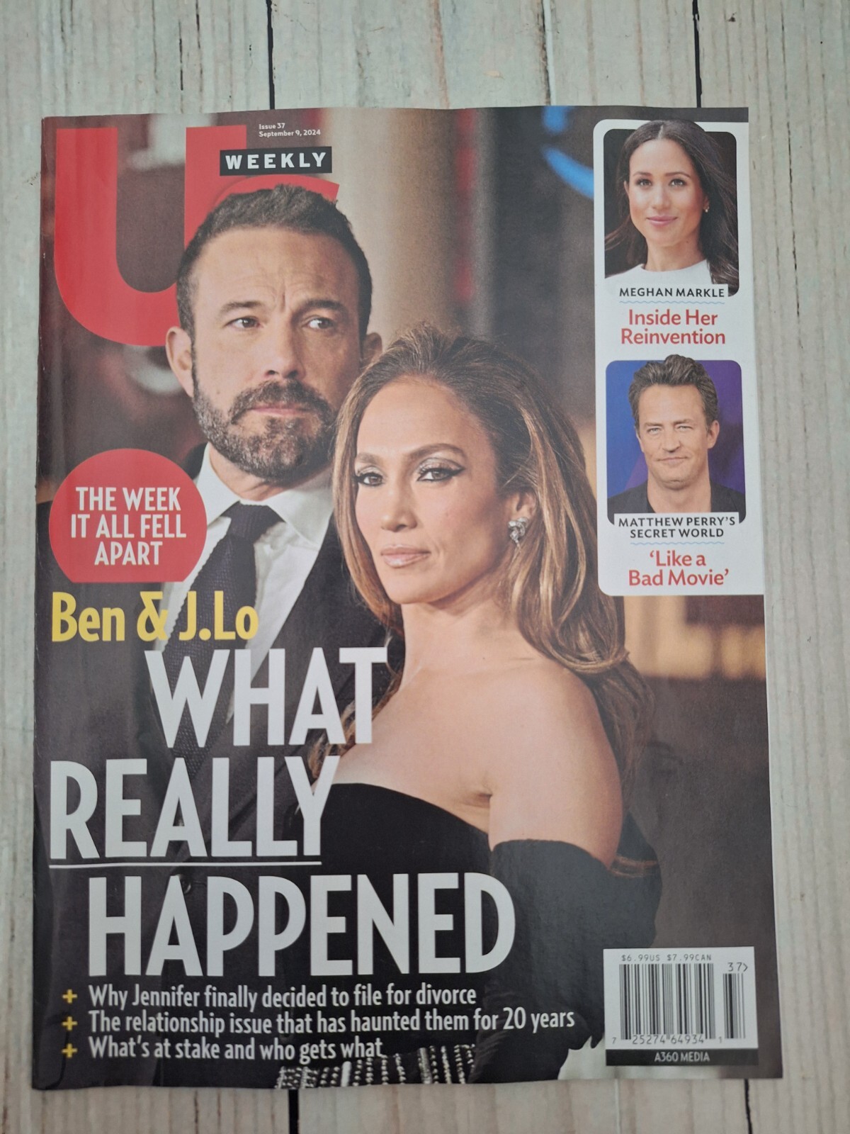 US Weekly Issue 37 September 9, 2024 Ben & J.Lo What Really Happened
