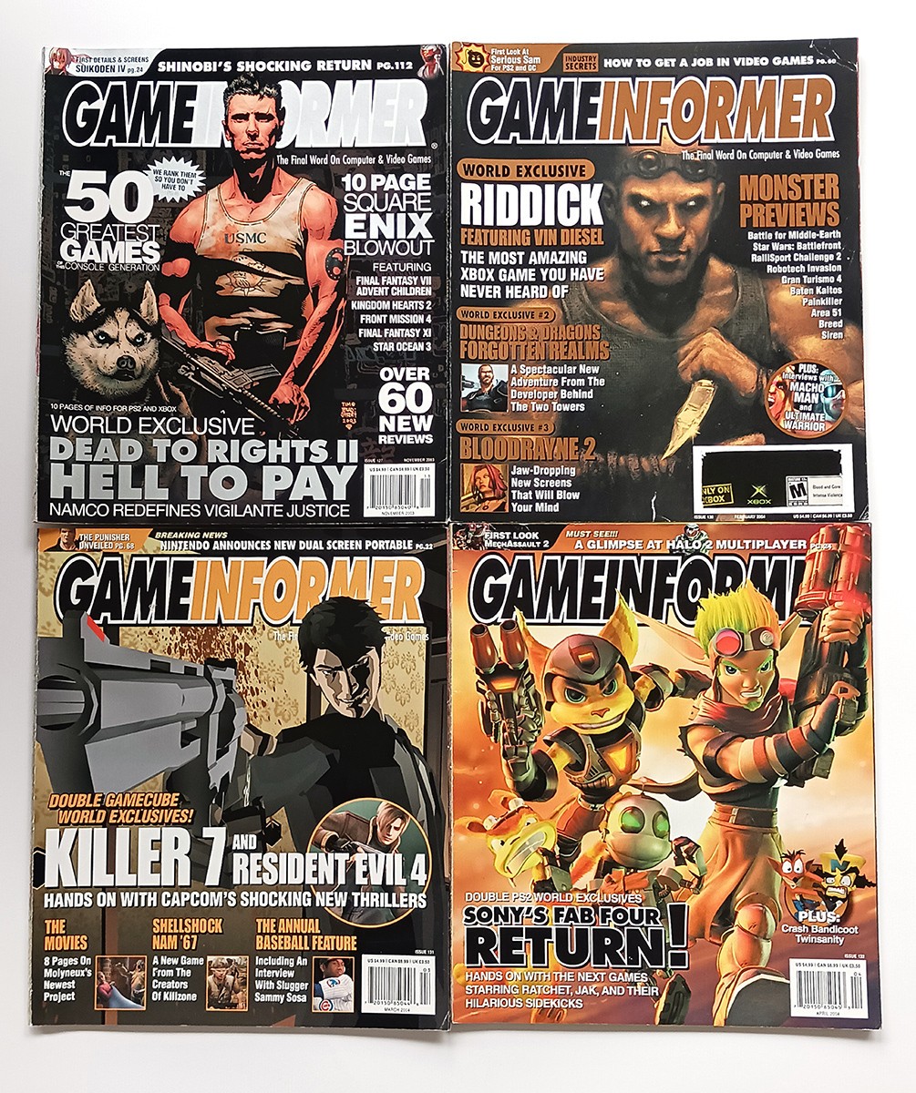 Lot of 26 GameInformer Magazine Issues 2003 2004 2005