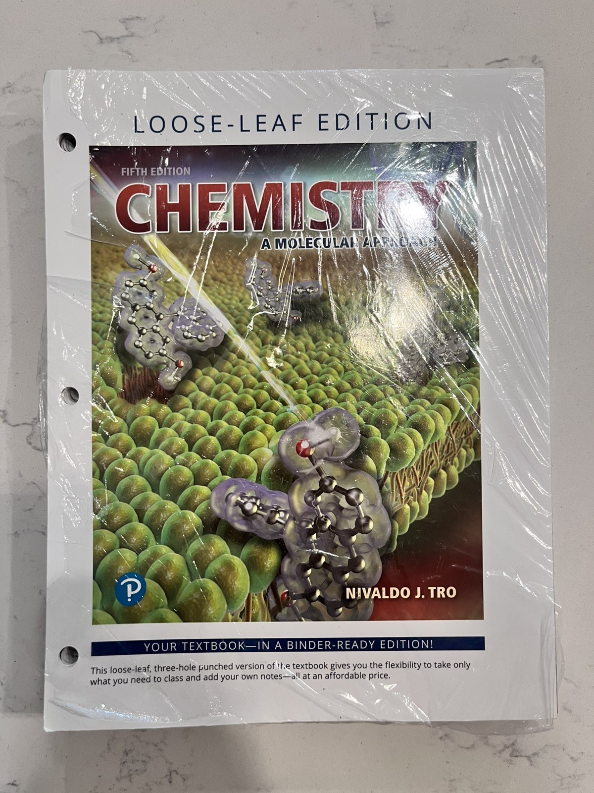 Fifth Edition Chemistry: A Molecular Approach by Nivaldo J. Tro, Loose Leaf