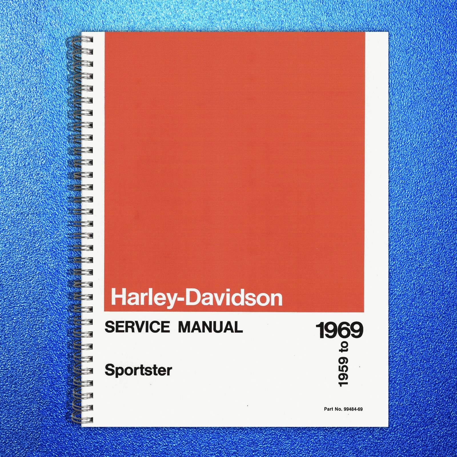 HARLEY-DAVIDSON Sportster Service Manual 1959 To 1969 – WIRE BOUND – COVERS