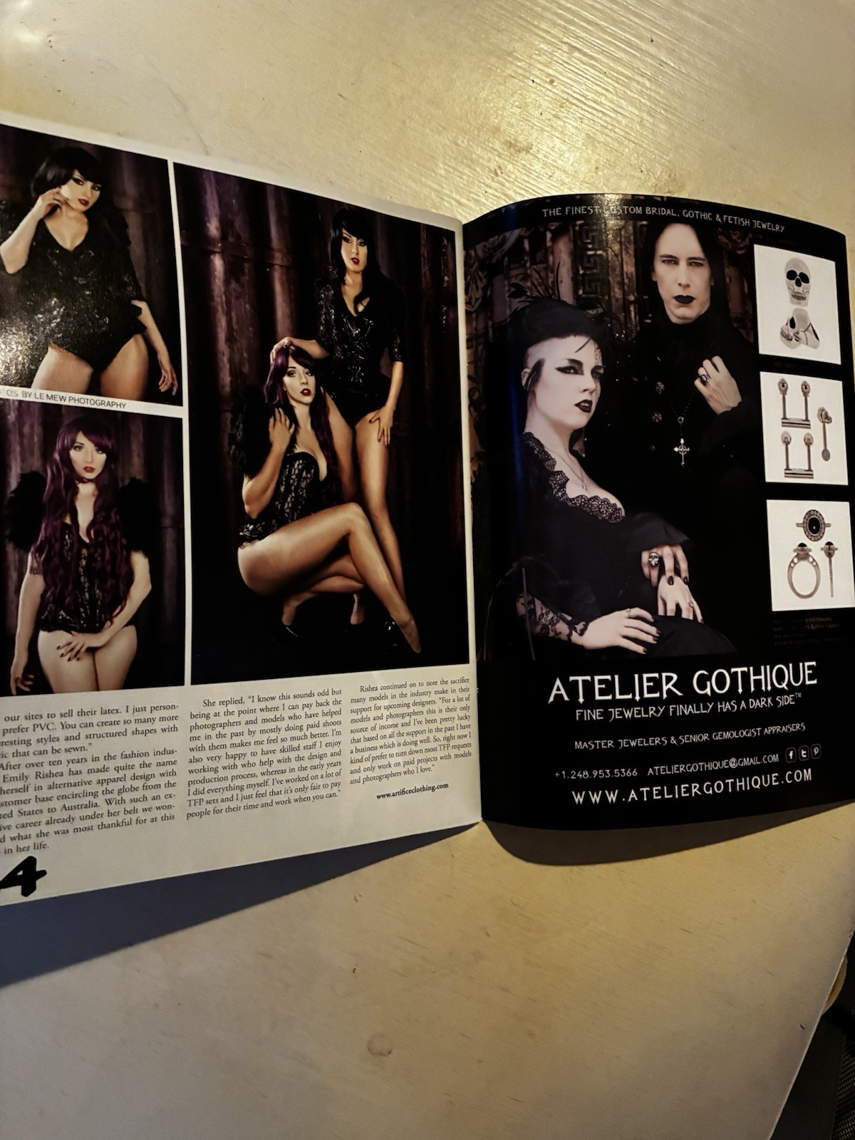 Gothic Beauty Magazine Issue 46 March 2015 NEAR MINT NO LABELS