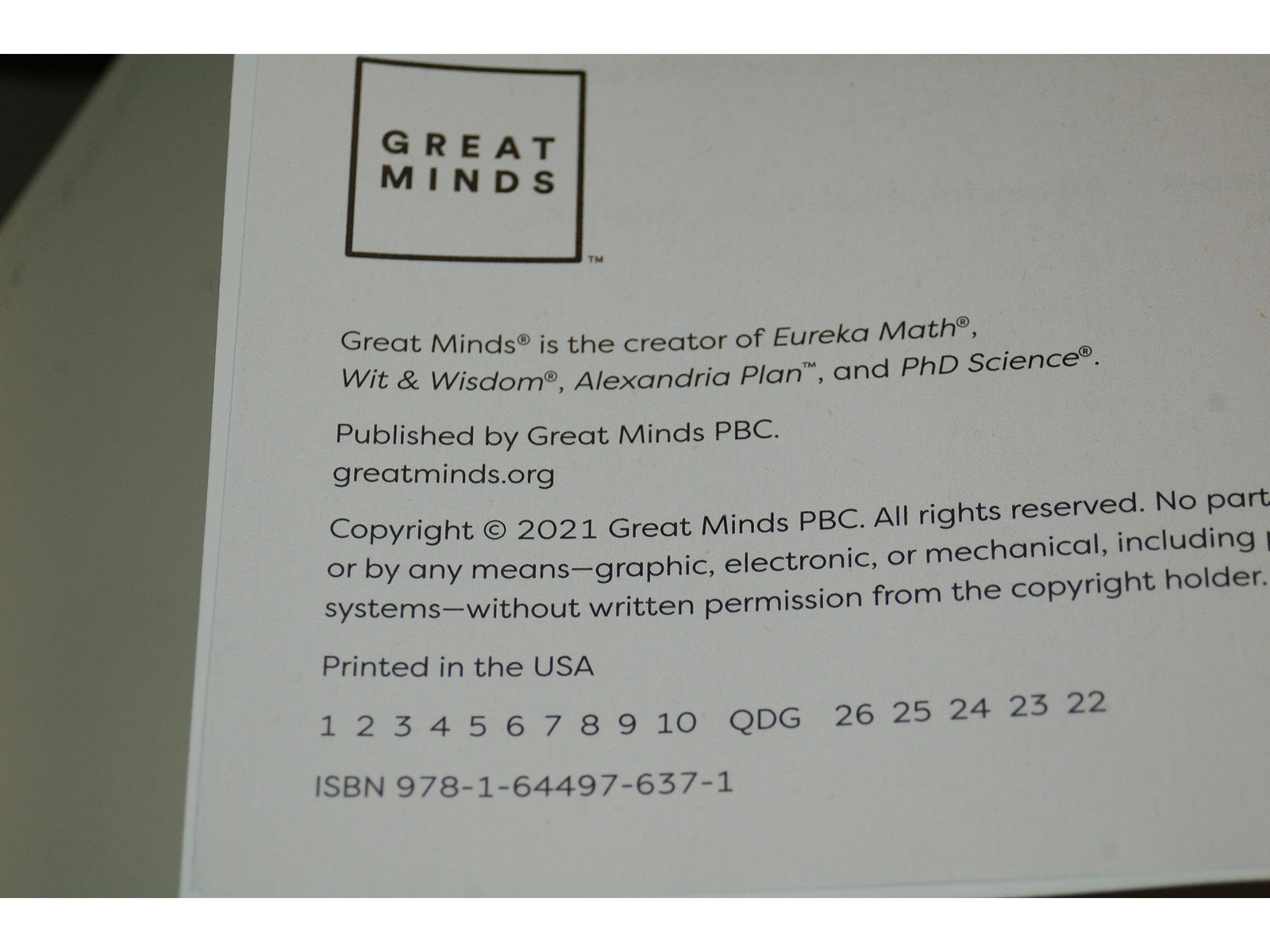 Eureka Math² Squared Grade 1 Module 2 Apply Student Book – Weight: 8.4 oz.