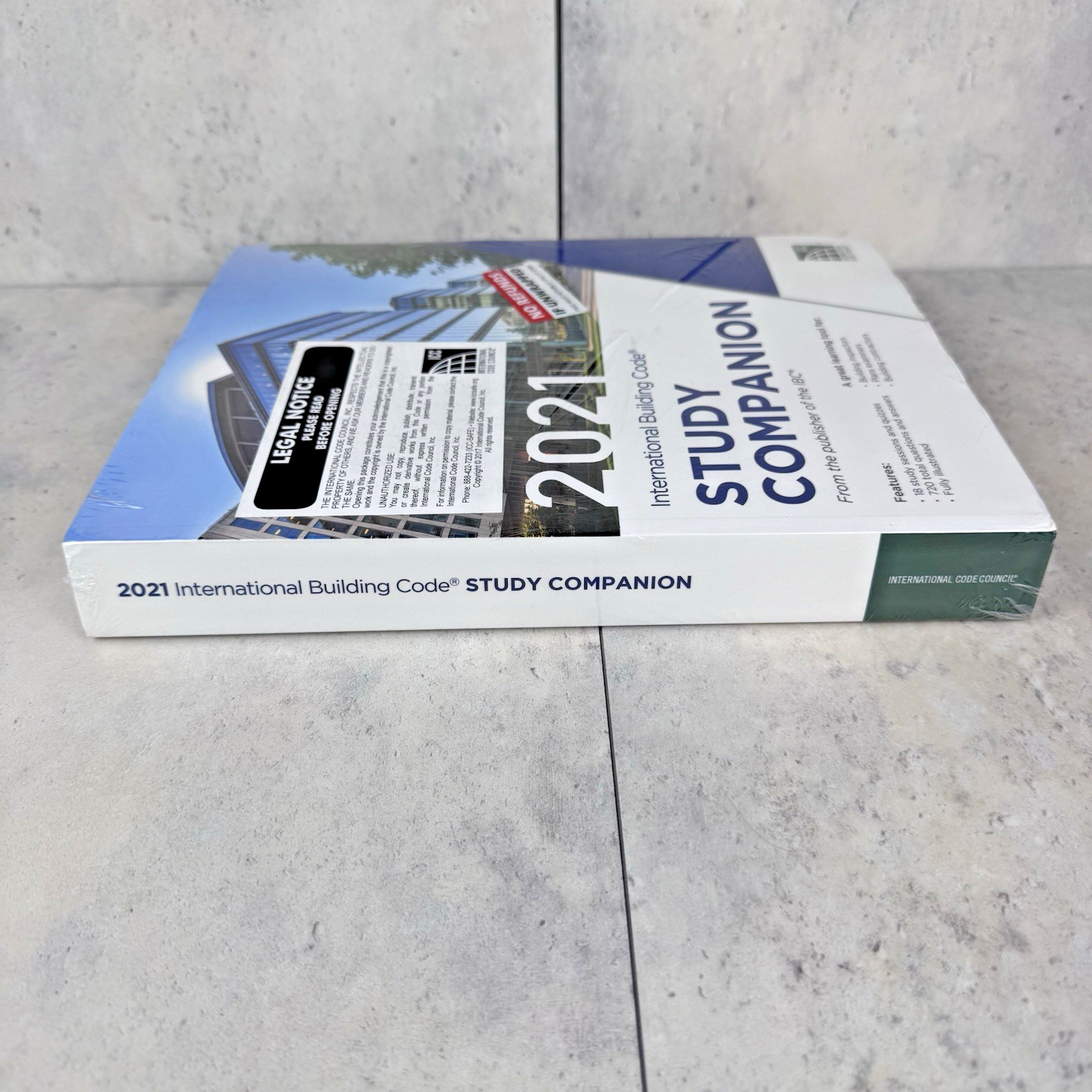 New ICC 2021 International Building Code Study Companion PB Book