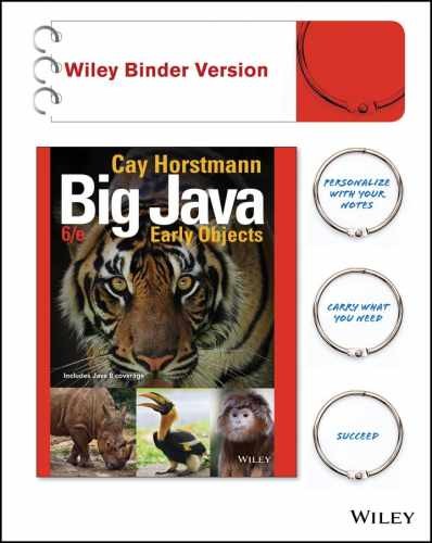 Big Java: Early Objects – Ring-bound, by Horstmann Cay S. – Very Good x