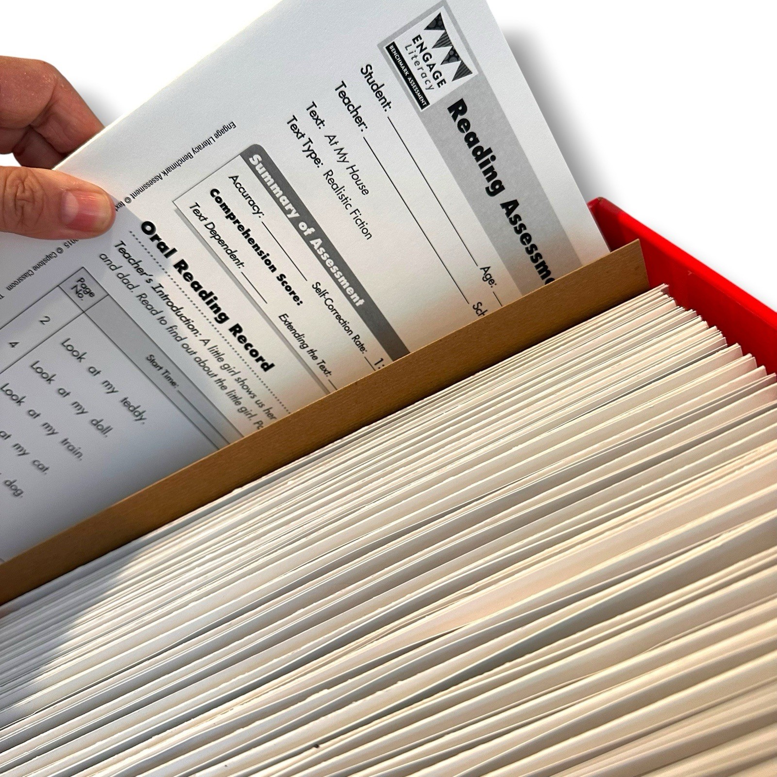 Engage Literacy Benchmark Assessment Kit Level A-P Capstone Classroom 60 texts