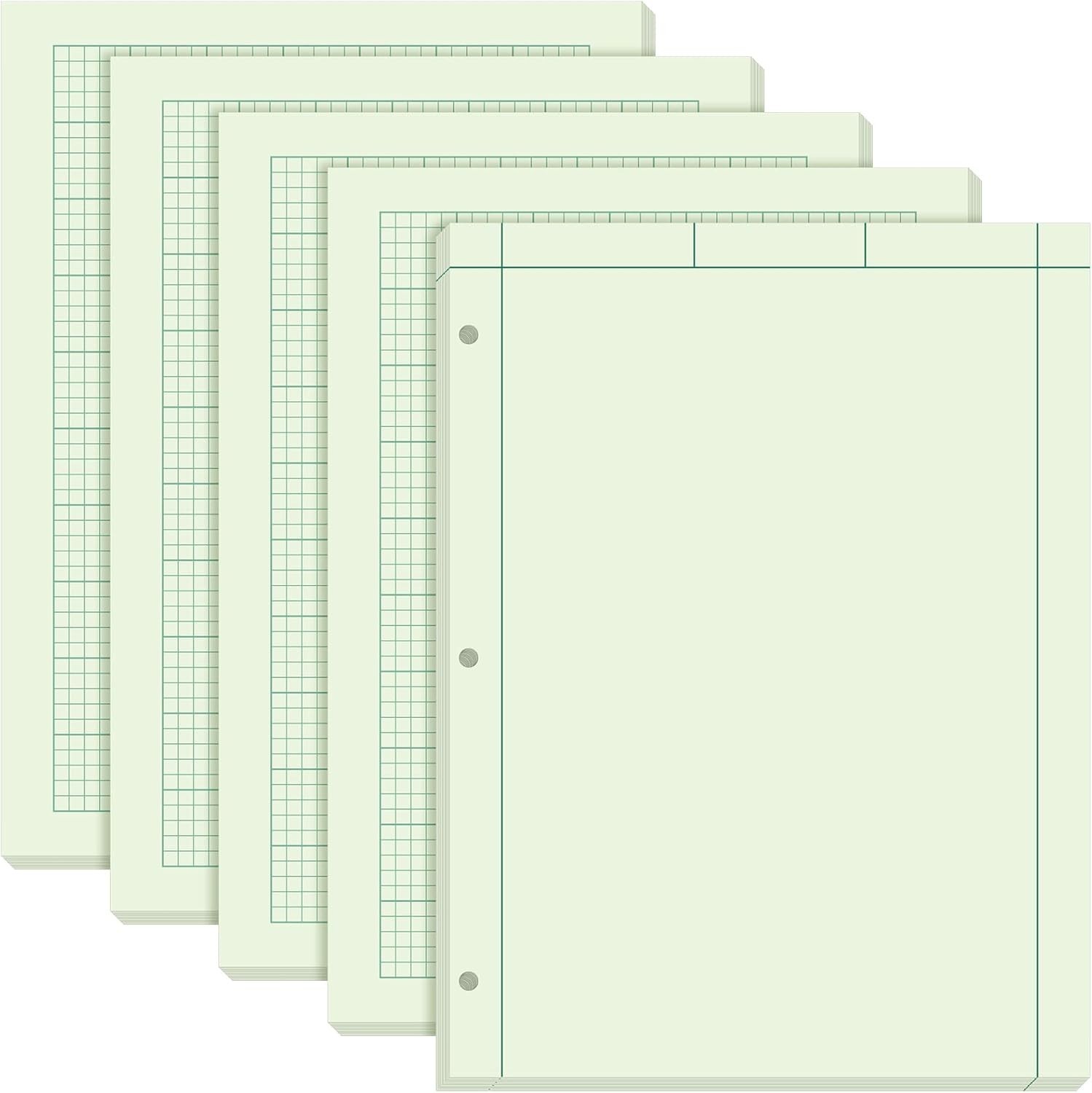 Engineering Computation Pad 8.5×11 Inches Graph Paper Notepad 5 Squares per Inch