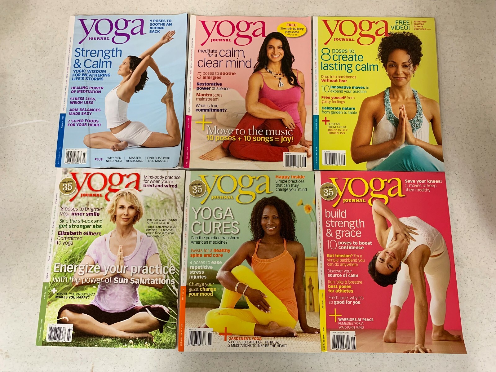 Yoga Journal Magazine YOUR CHOICE Choose the Issue(s) You Want! 2007-2019 LN