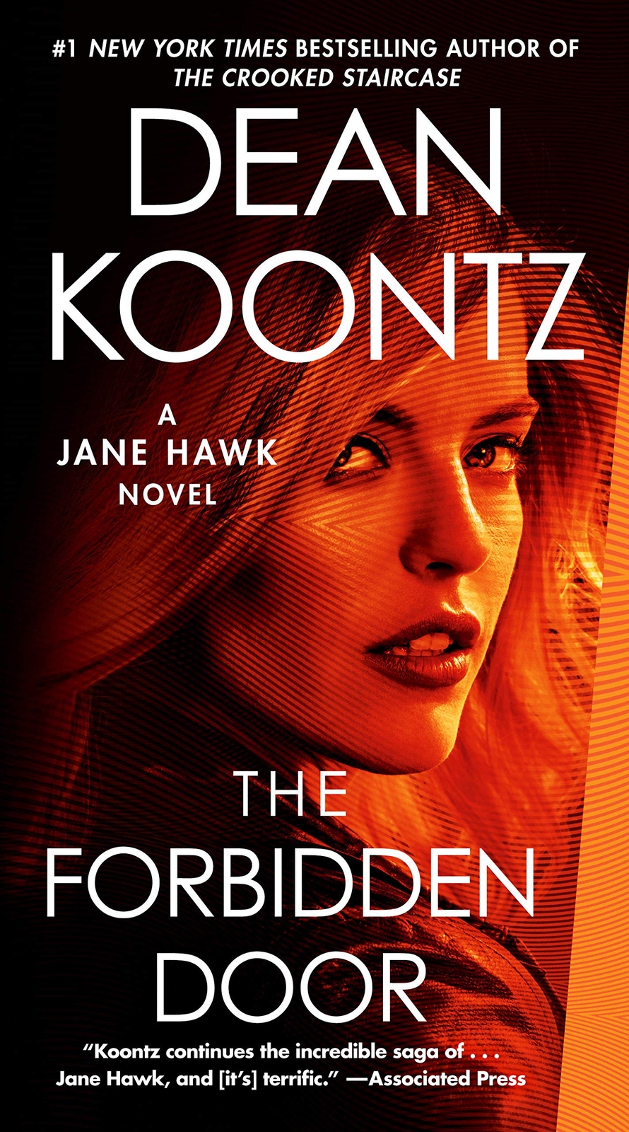 « THE FORBIDDEN DOOR »~PAPERBACK~NOVEL by DEAN KOONTZ~A JANE HAWK SERIES~608 Pages