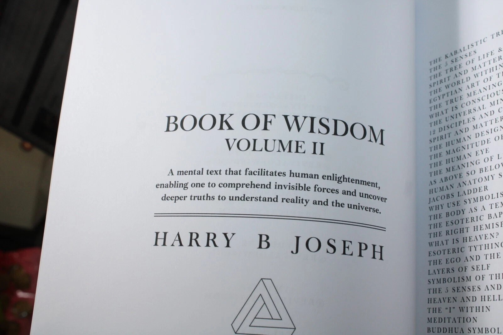 Book of Wisdom Volumes 1 & 2 by Harry B. Joseph -Paperback Bundle