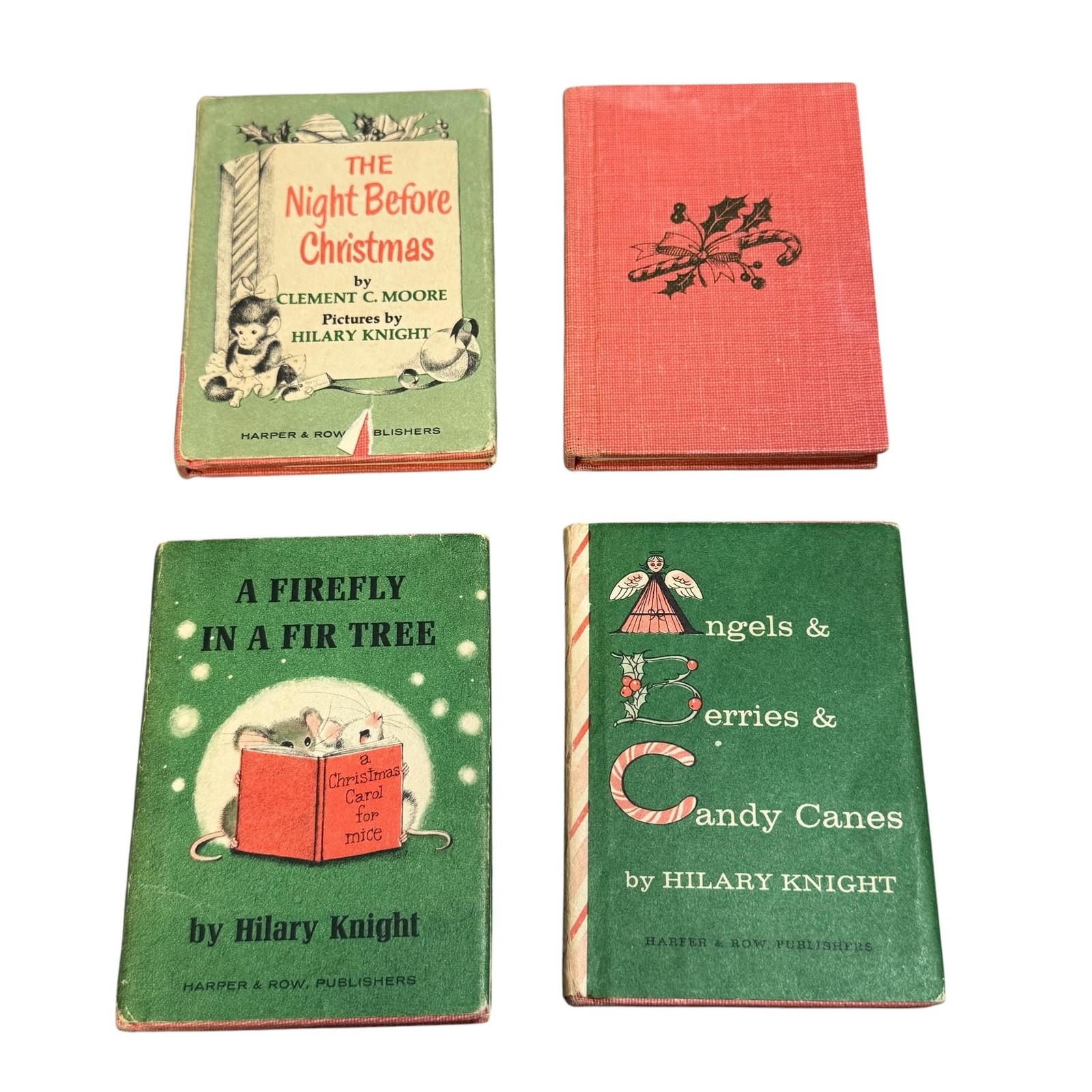 Vintage 1963 Christmas Nutshell Library Hilary Knight Moore Mini HC Boxed Set