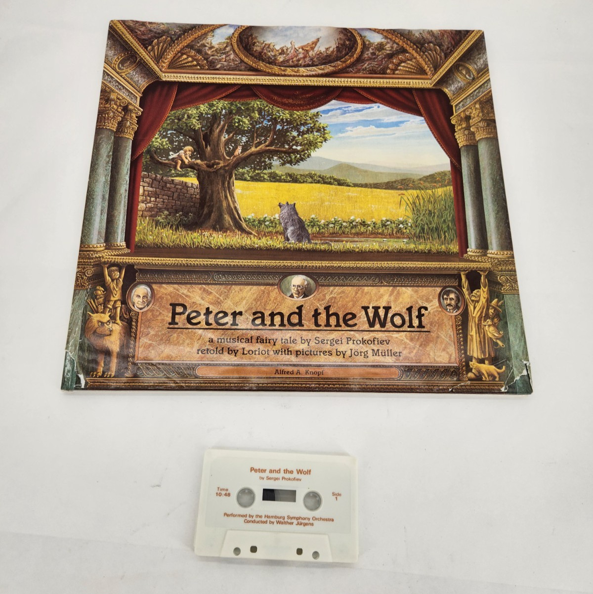 Peter and the Wolf A Knopf Book & Cassette By Sergei Prokofiev Musical Fairytale