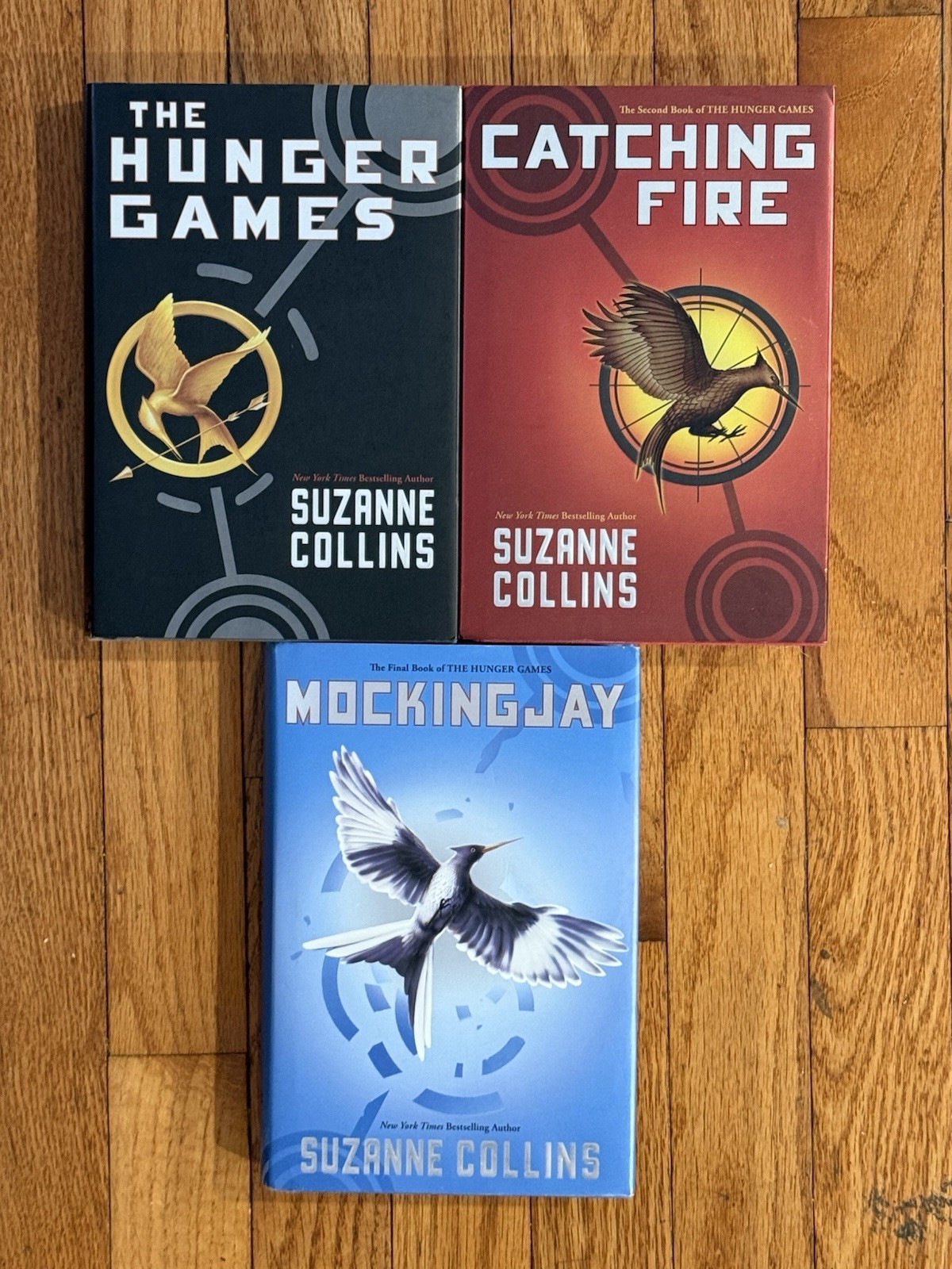 Hunger Games 3-Book Hardcover Set with DJ—first editions—VERY GOOD