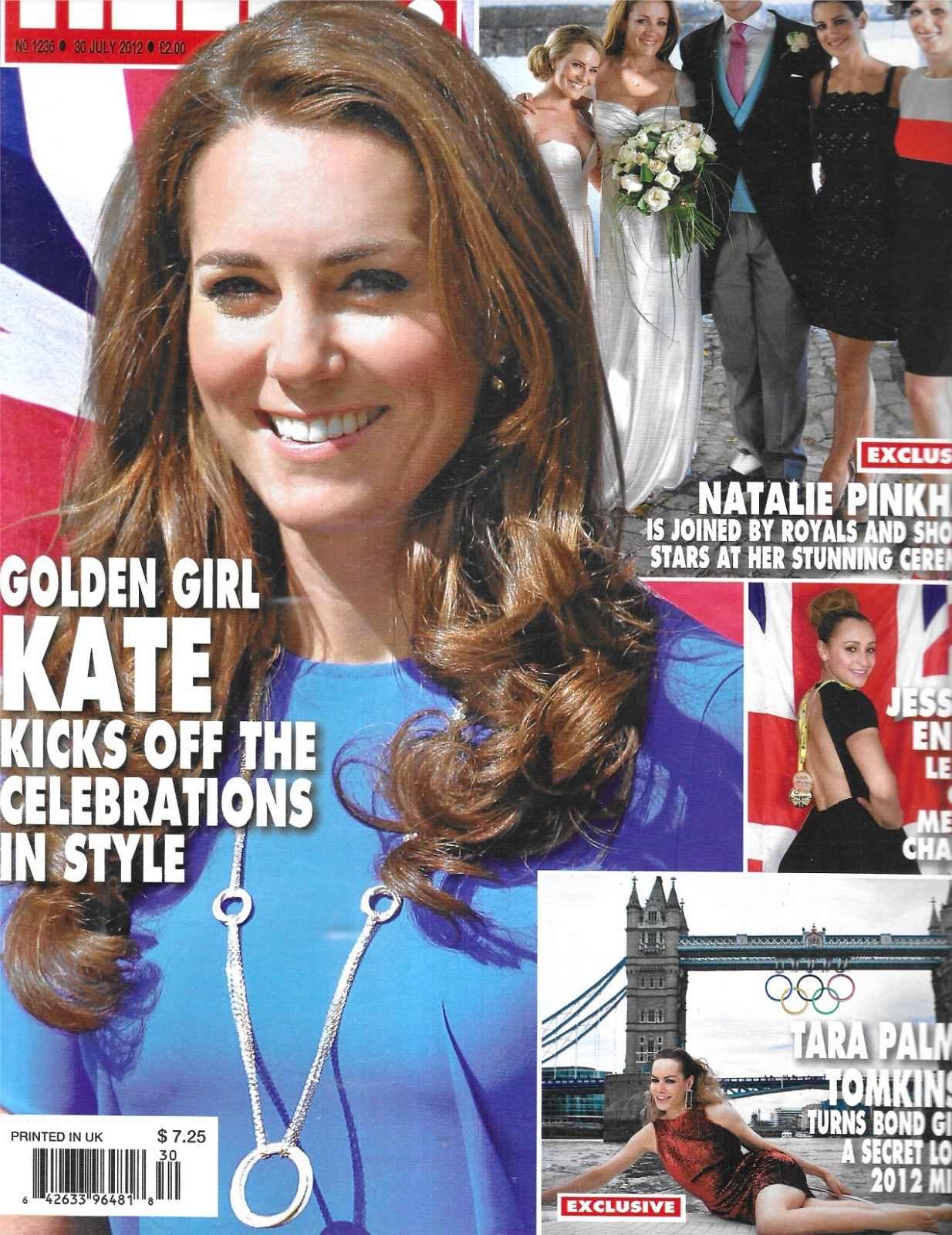 Hello Magazine Kate Middleton Olympics Natalie Pinkham Wedding Jessic Ennis 2012