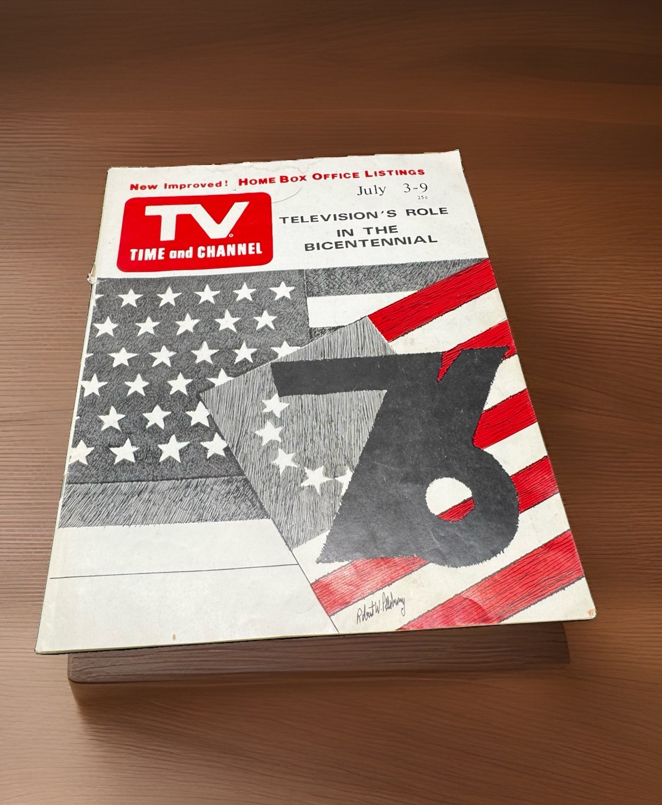 TV Time And Channel Philadelphia-New York July 3-9 1976 Bicentennial Vintage
