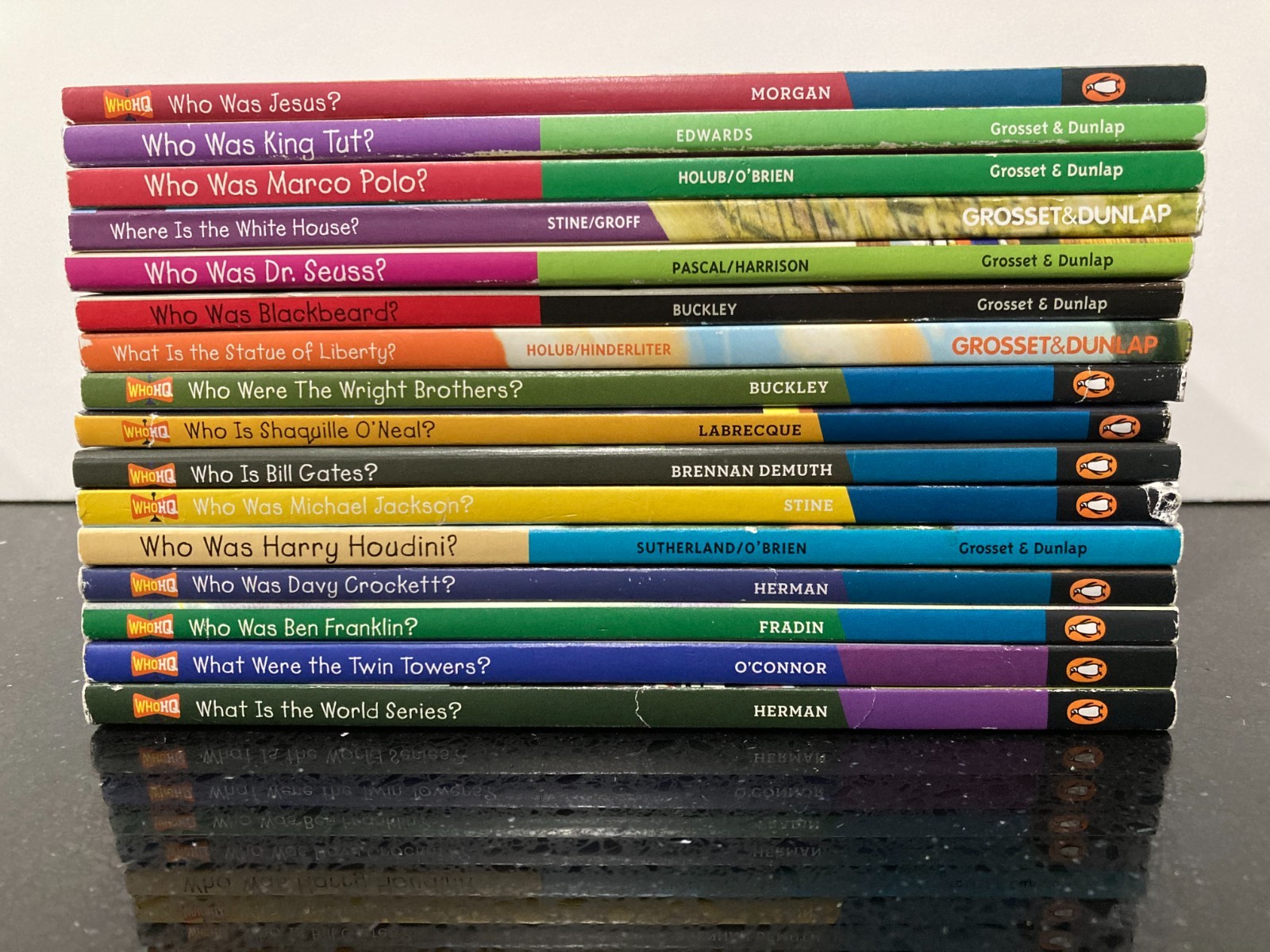 Who What Where Was Series Books Lot of 16