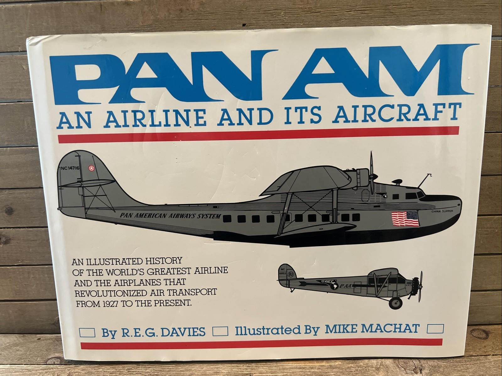 Pan Am Airline Aircraft R.E.G. Davies 1987 Aviation History Book New Old Stock