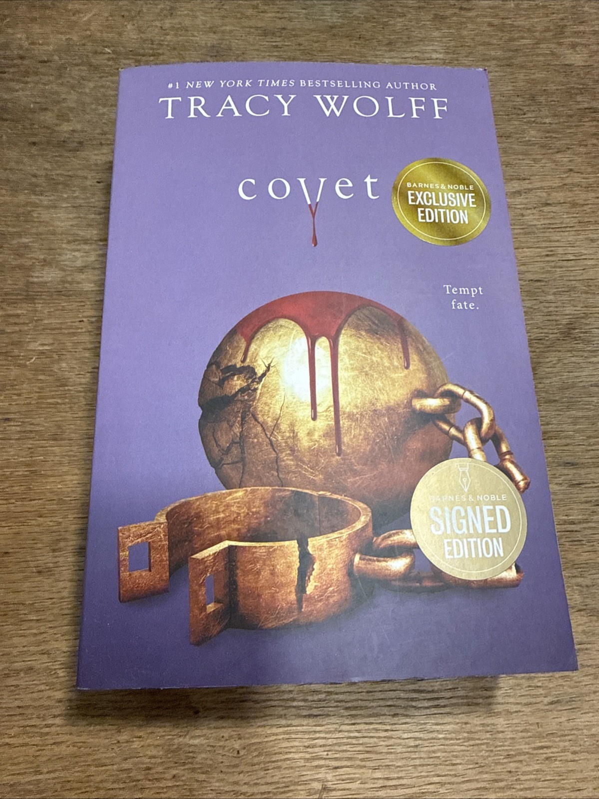 Covet Exclusive B&N Edition by Tracy Wolff SIGNED (purple Edges) 1st Print – EUC