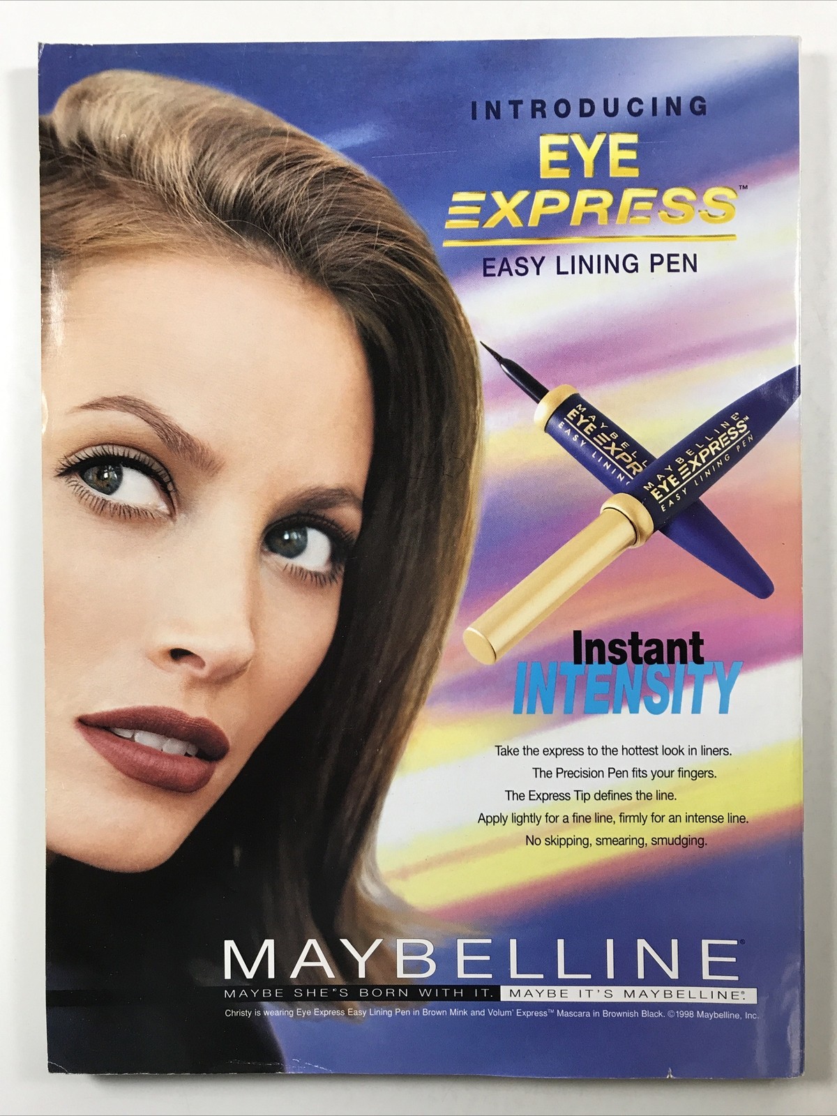 SEVENTEEN magazine August 1998-Fashion makeup hair Cover Drew Barrymore NO LABEL