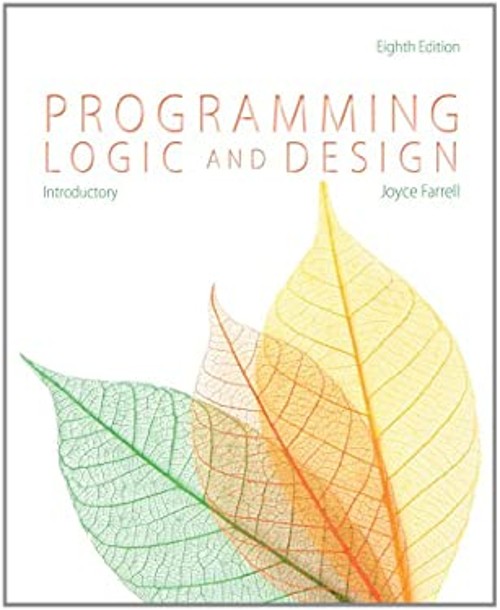 Programming Logic and Design, Introductory Paperback Joyce Farrel