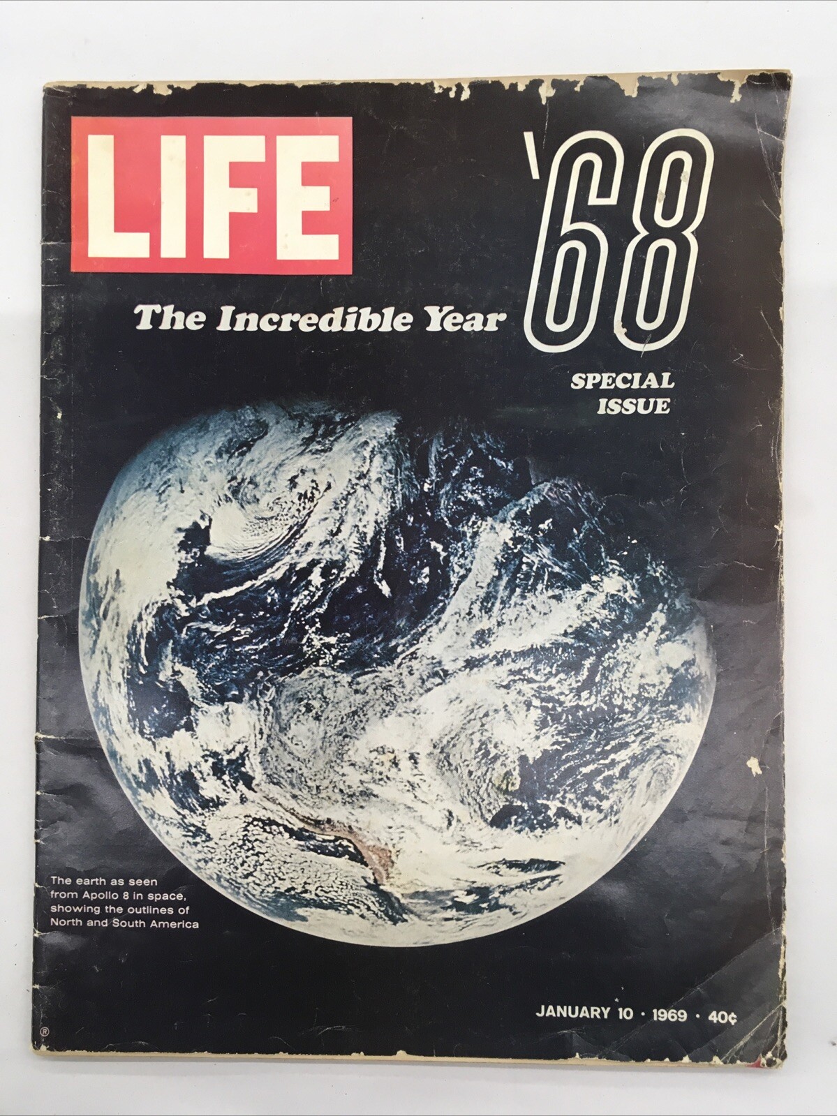Life Magazine, January 10, 1969, Apollo 8 The Incredible Year Issue, 102 Pages
