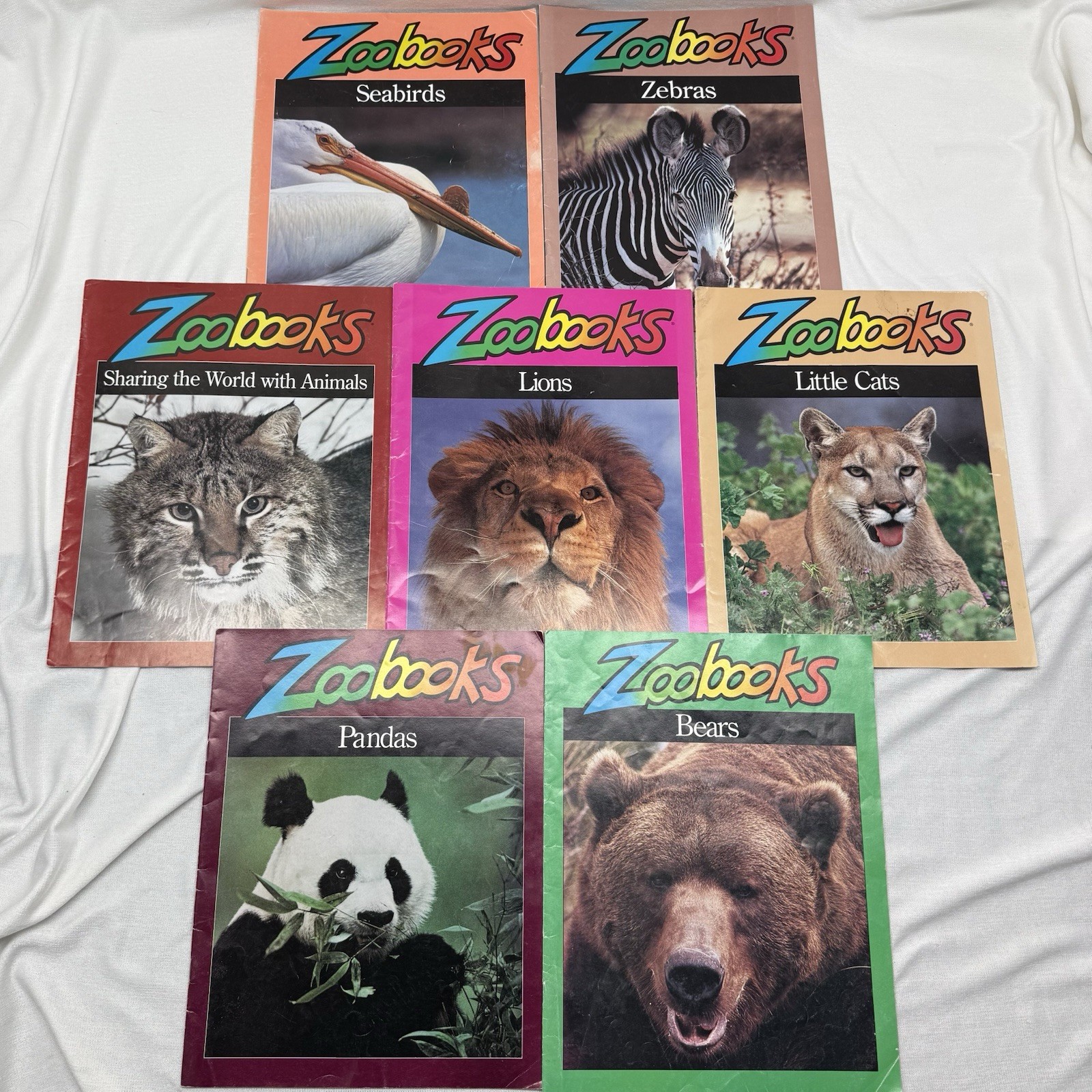 Vintage 1990’s ZooBooks (Lot of 7) Educational Kids Science Homeschool Magazines