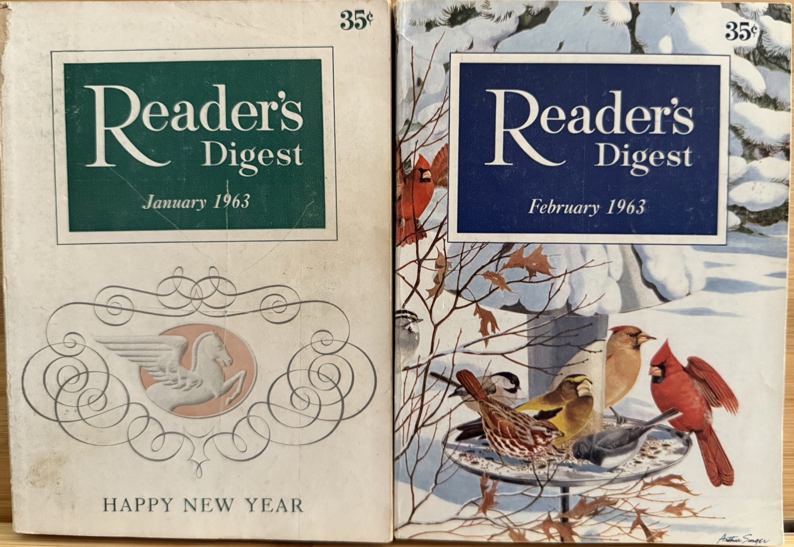 1963 January February READER&rsquo;S DIGEST MAGAZINE Vintage Ageless Fun Short Stories
