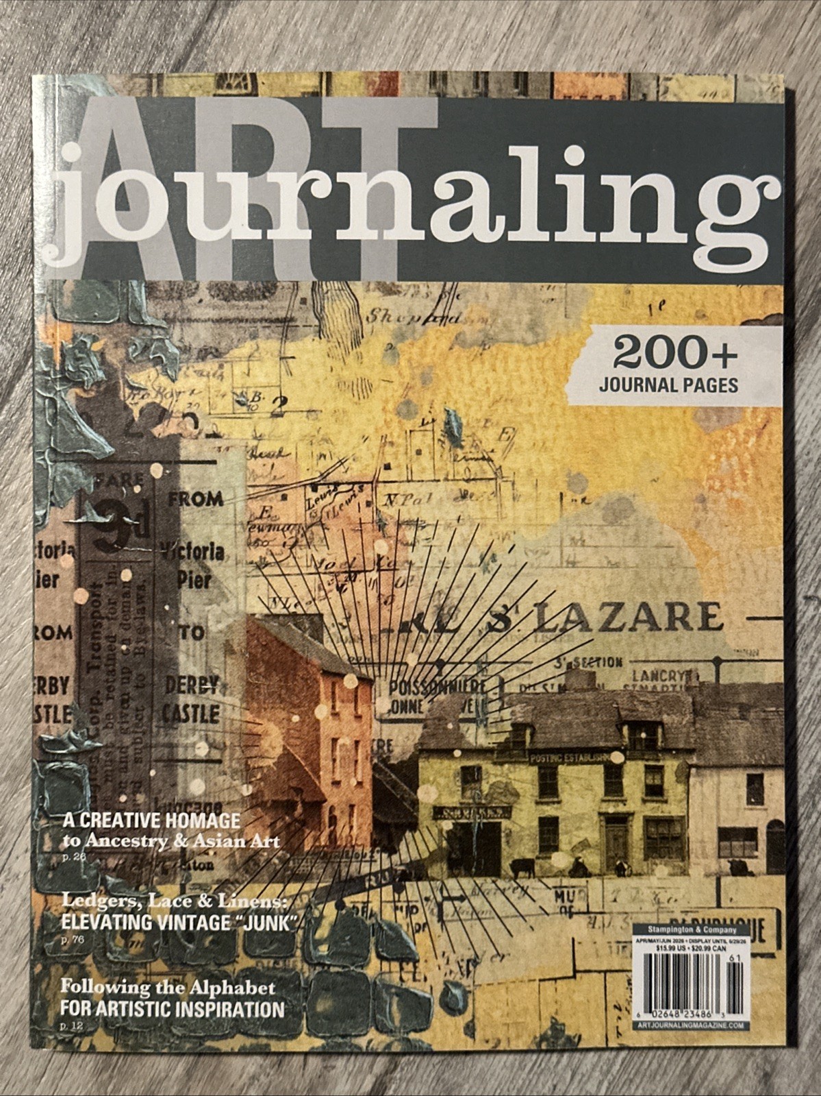 Art Journaling Magazine April May June 2026 Vol 18 Issue 02