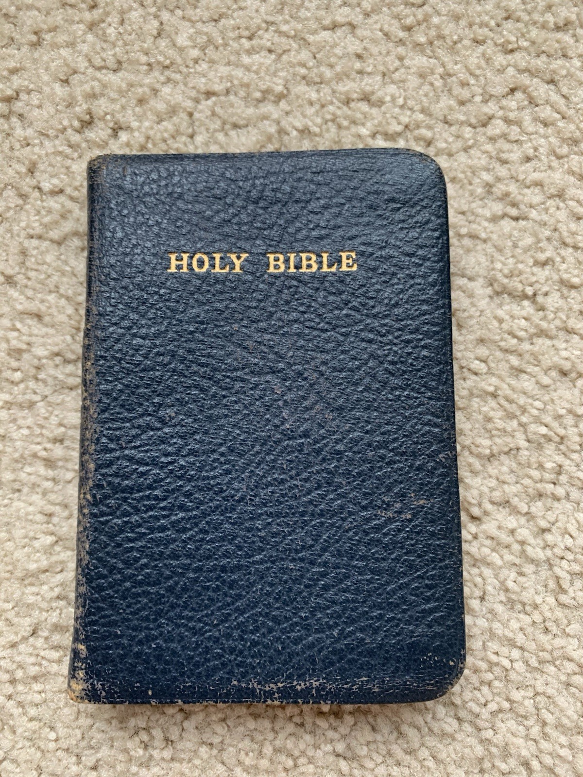 KJV Pocket TEXT BIBLE O1153x (Ruby) Blue French Morocco Leather Oxford India Pap