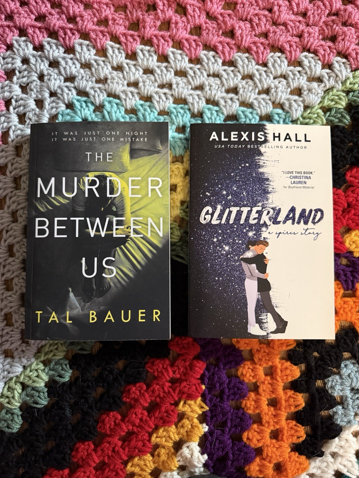 The Murder Between Us & Glitterland by Tal Bauer, Alexis Hall Paperback Romance