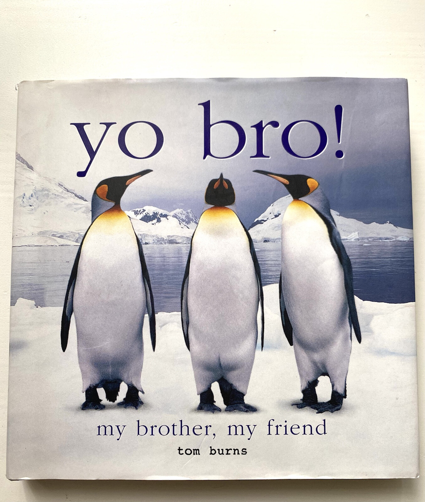 Book” Yo Bro!: My Brother, My Friend” by Tom Burns size 6.5×6.5in.