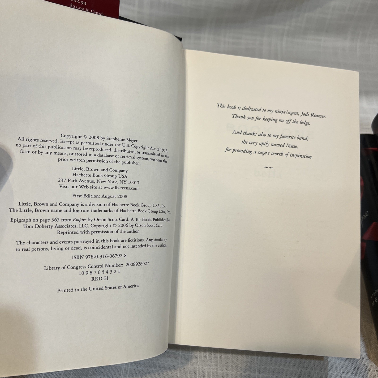 The Twilight Saga Collection Stephenie Meyer ~ Hardcover 1st Edition Set *READ*