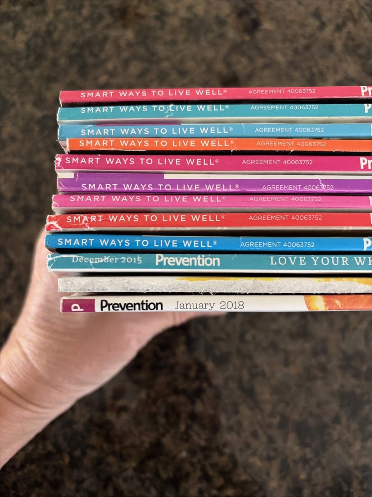 Prevention Magazine Dec 2010-2018 Lot of 12