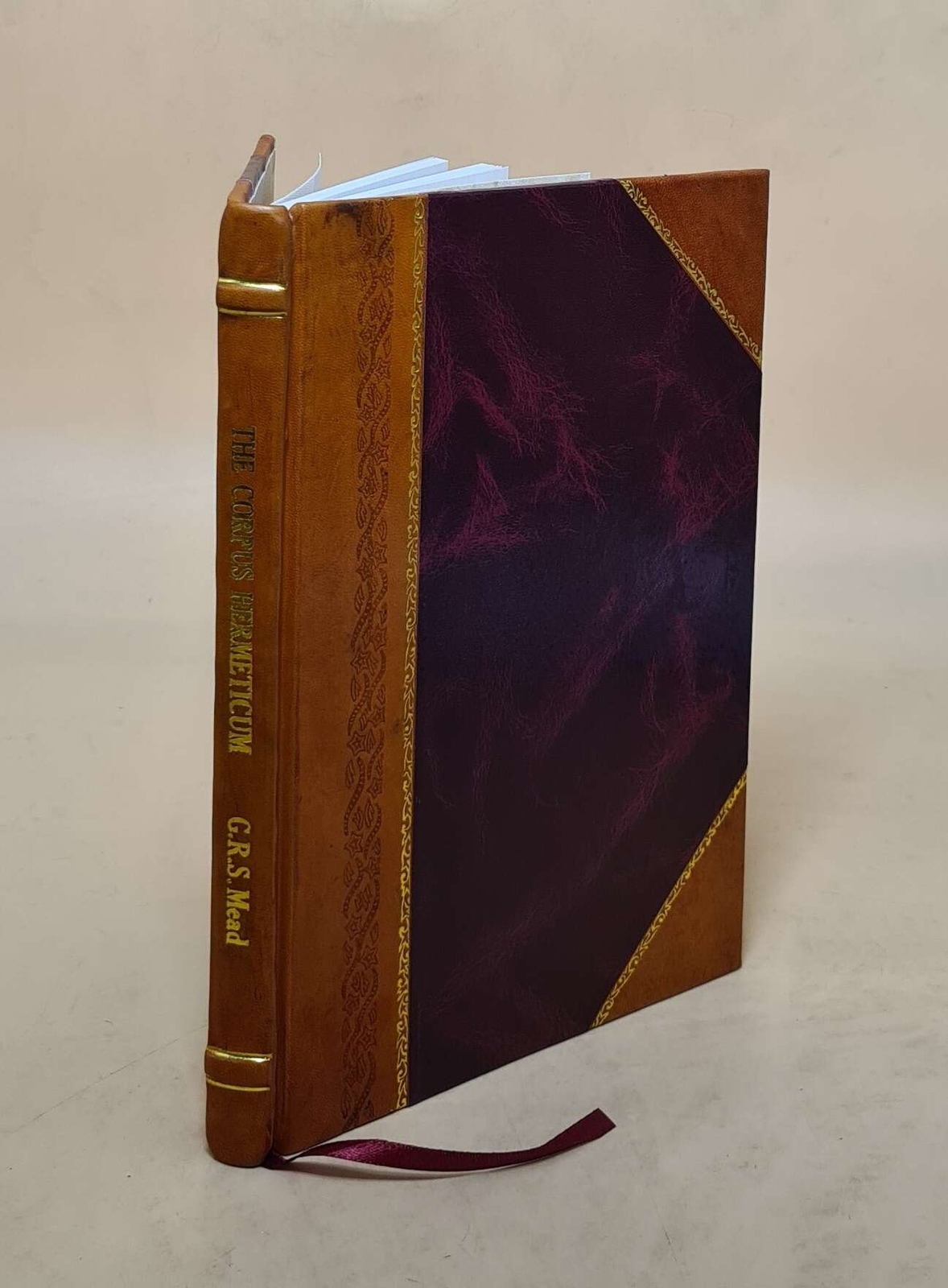 The Corpus Hermeticum By G.R.S. Mead [Leather Bound]