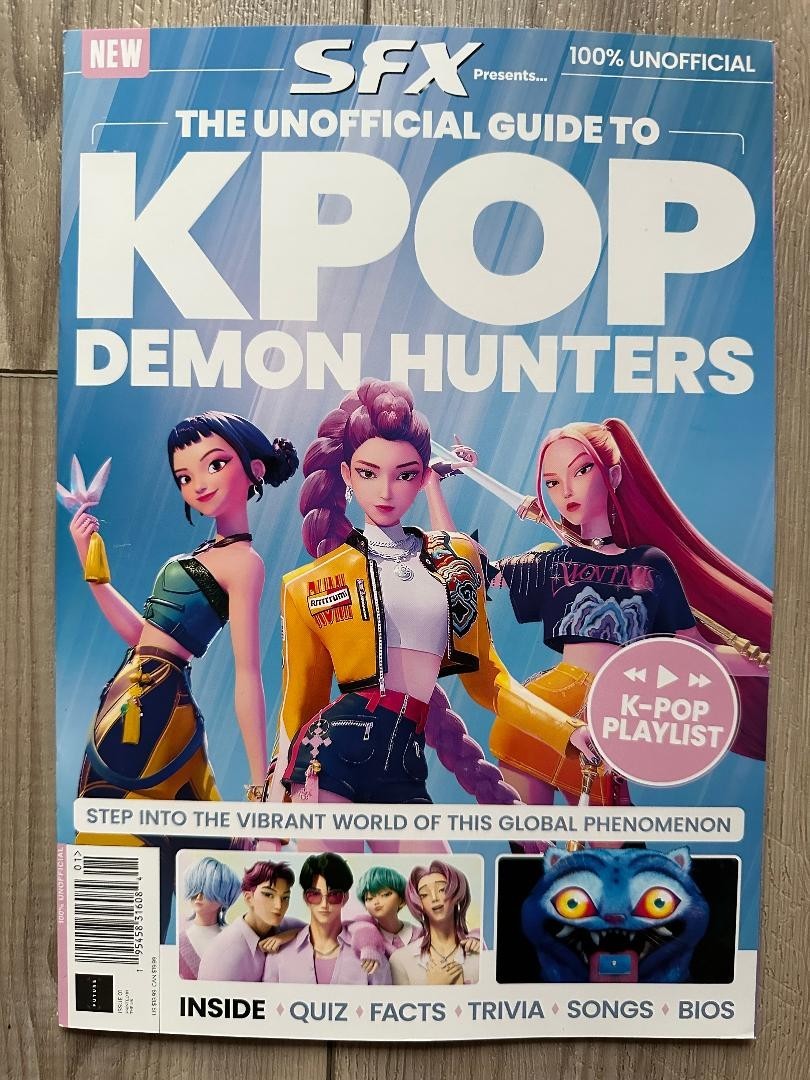 2025 SFX Movie Magazine Presents K-POP DEMON HUNTERS Unofficial GUIDE Trivia NEW