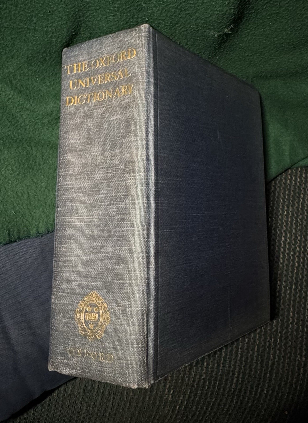 The Oxford Universal Dictionary – Third Ed. Revised w/Addenda, 1955 Canvas Bound