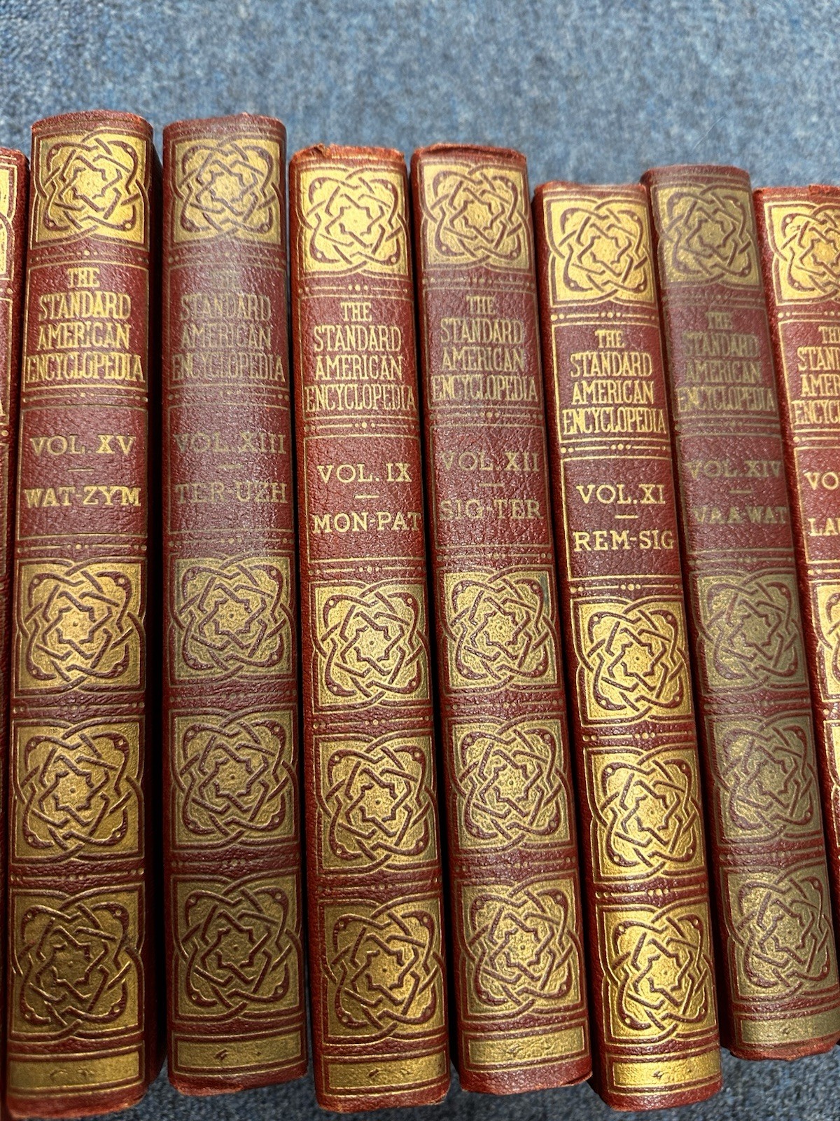 The Standard American Encyclopedia set – 1937 Complete 15 Book Sett
