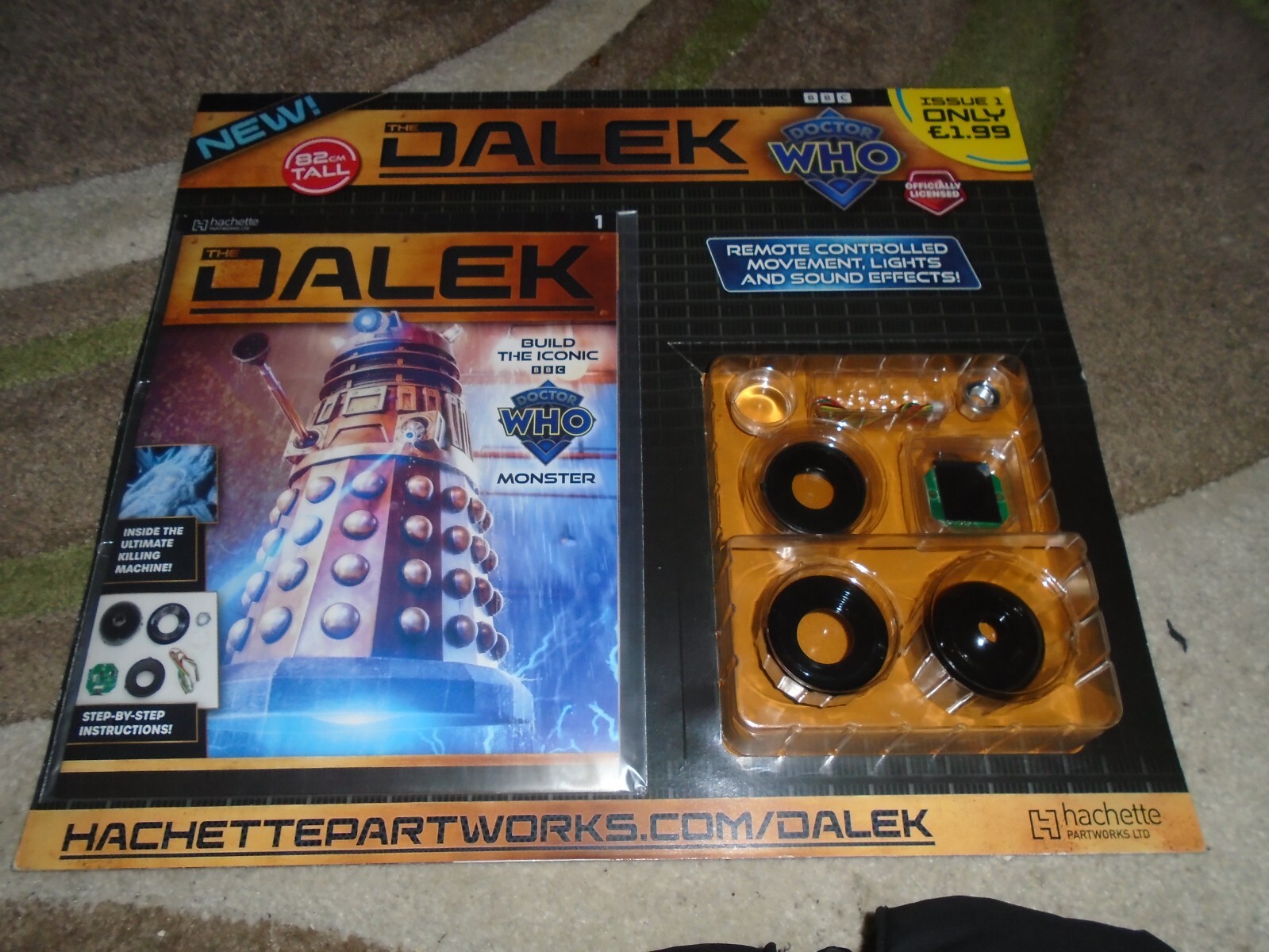 BUILD THE ICONIC DALEK 82cm Tall – DOCTOR WHO – HACHETTE-ISSUE 19 (1-23 LISTED)