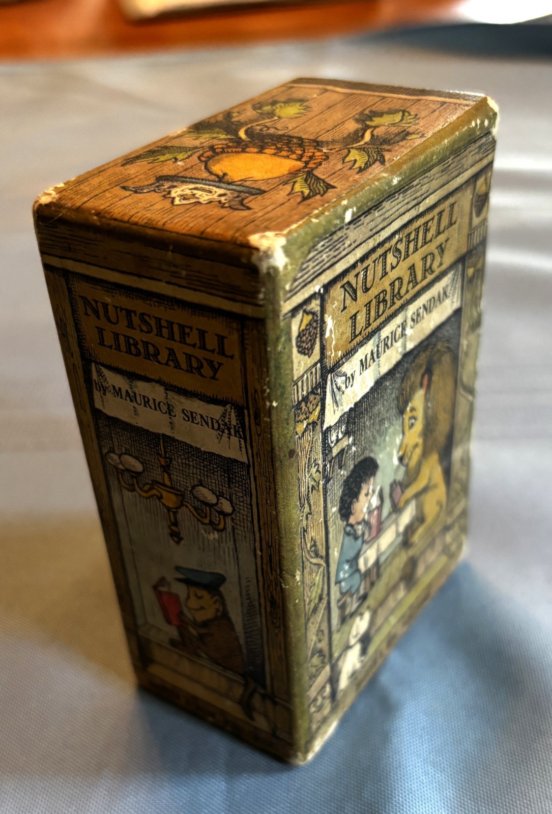 1962 Nutshell Library Mini Books in Slip Case Maurice Sendak 4 Illustrated Books