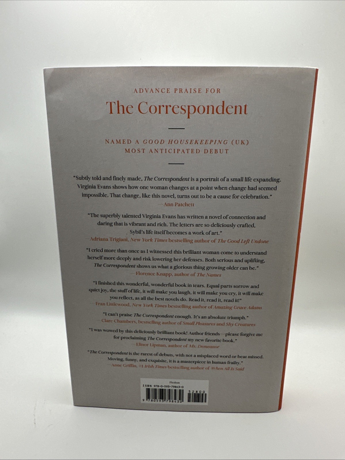The Correspondent : A Novel by Virginia Evans (2025, Hardcover) FREE SHIPPING!