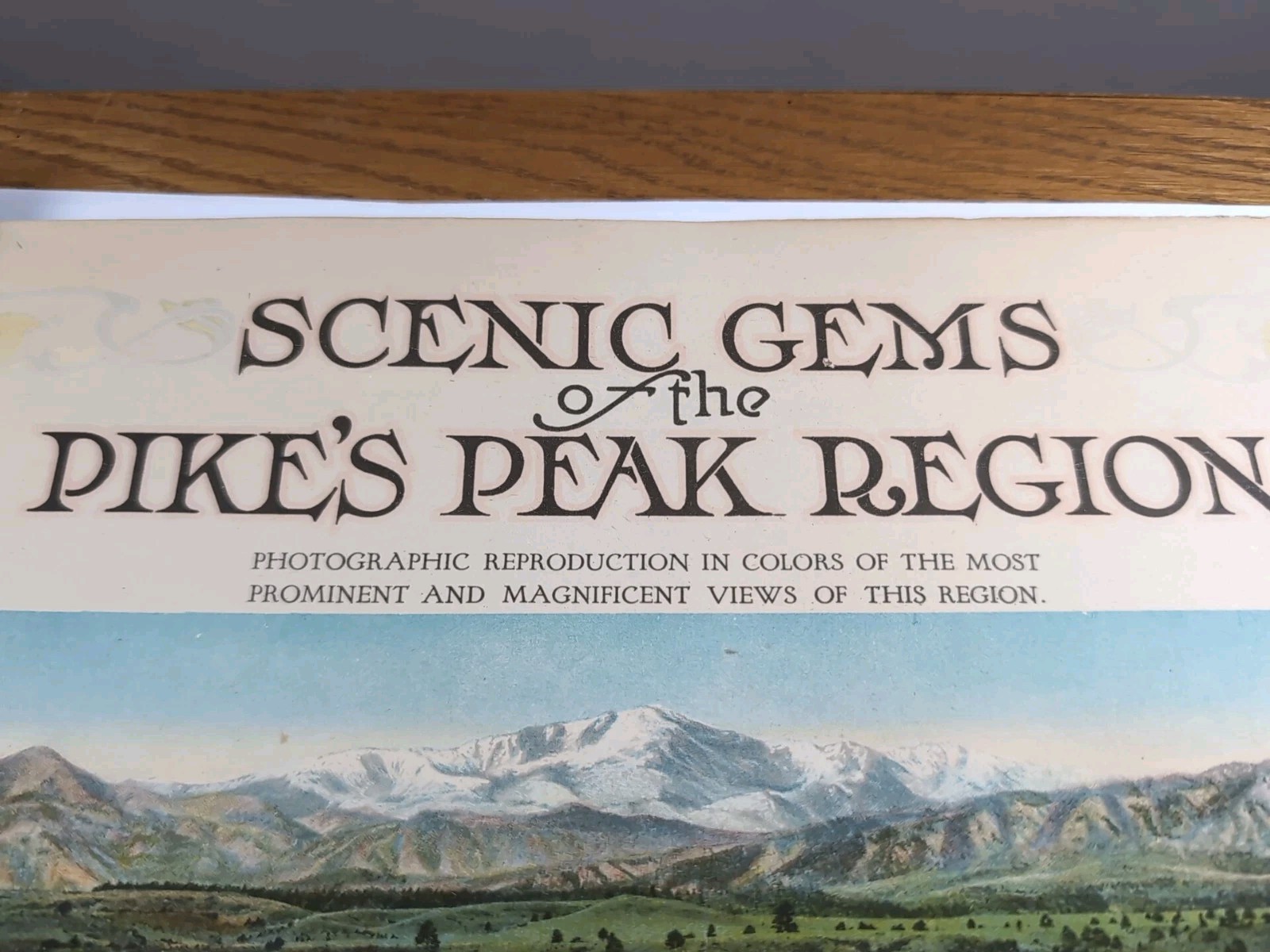 The Pike&rsquo;s Peak Region Published By H. H. Tammen Co. Denver CO 10.5&Prime;x8.5&Prime;x .25&Prime;