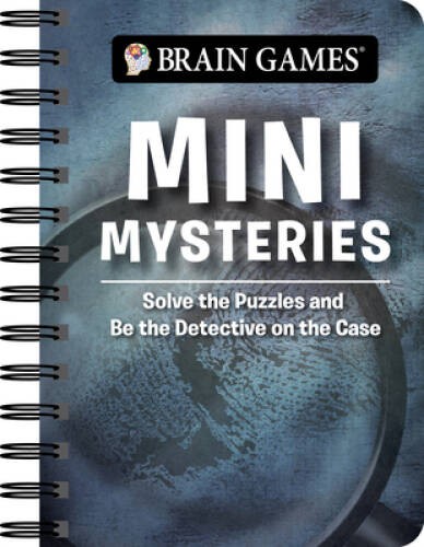 Brain Games Mini Mysteries: Solve the Puzzles and Be the Detective – VERY GOOD
