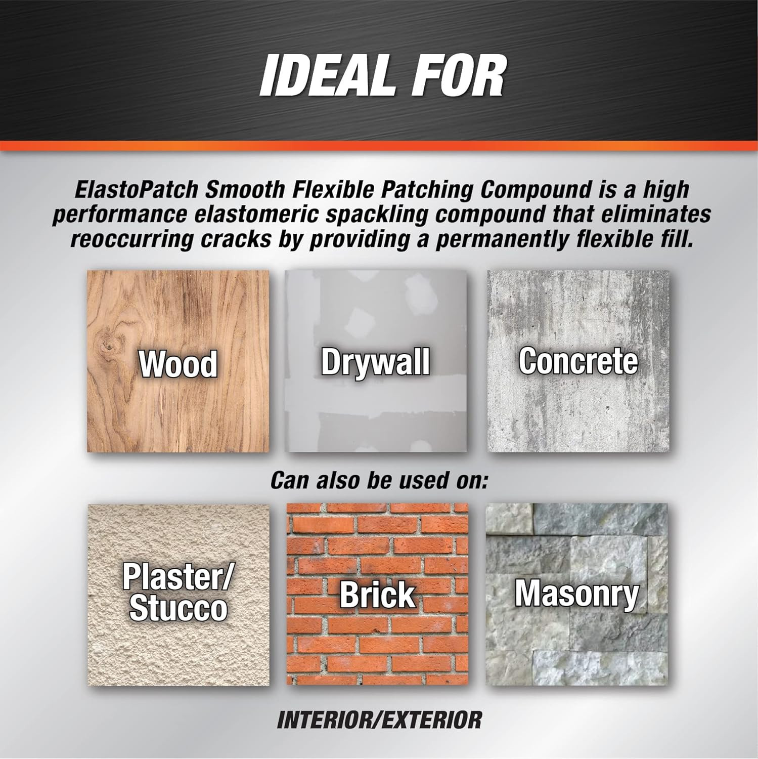 Dap 12276 Elastomeric Patch and Caulking Compound, 10.1-Ounce 10.1 oz, White