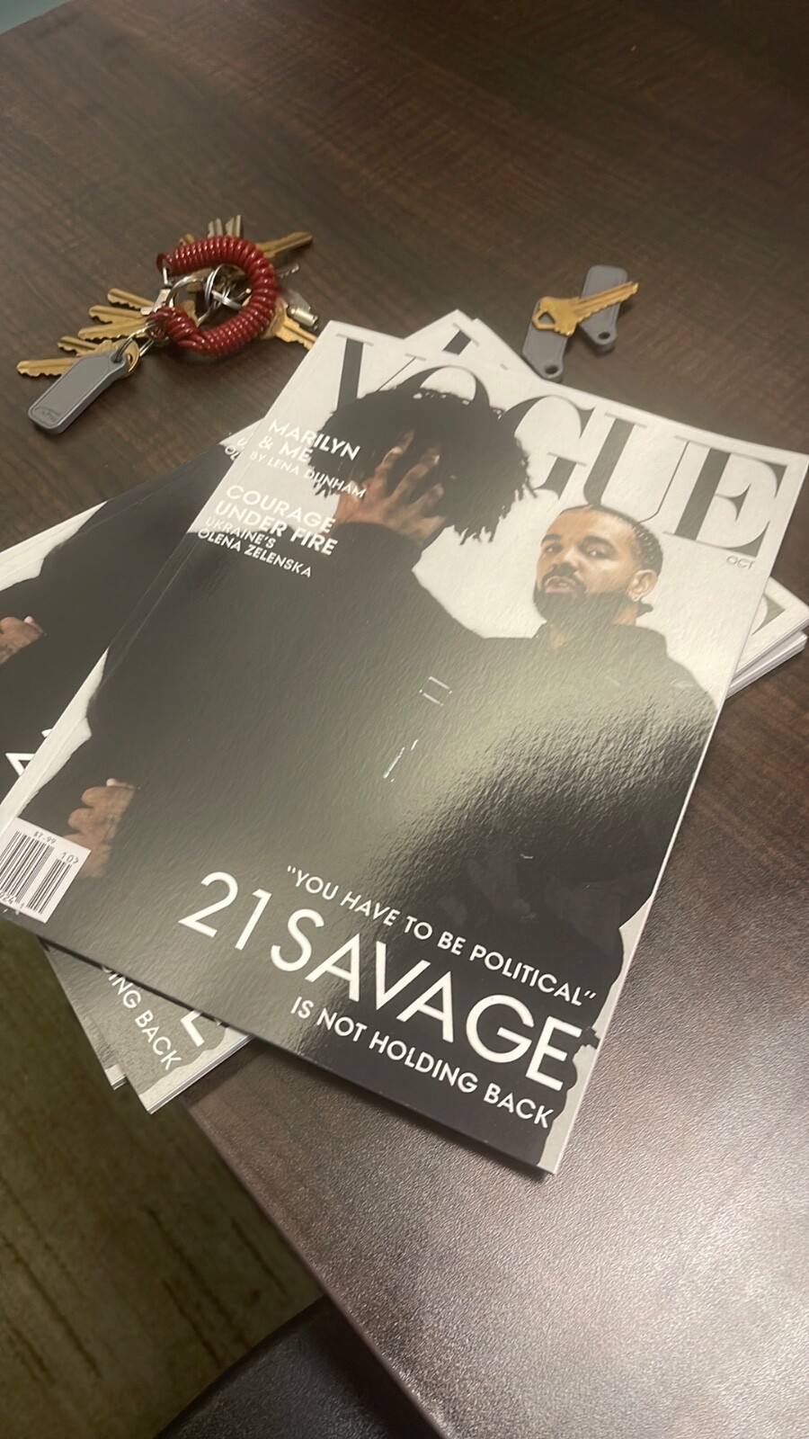 Drake & 21 Savage Her Loss Promotional Vogue