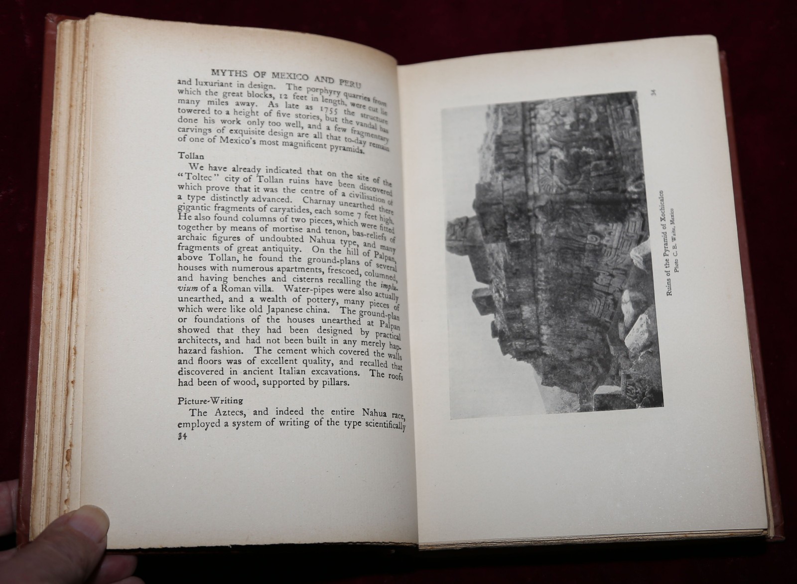 EXRARE Myths of Mexico Peru Lewis Spence MYTHOLOGY OCCULT MAYA AZTEC MORMON INT