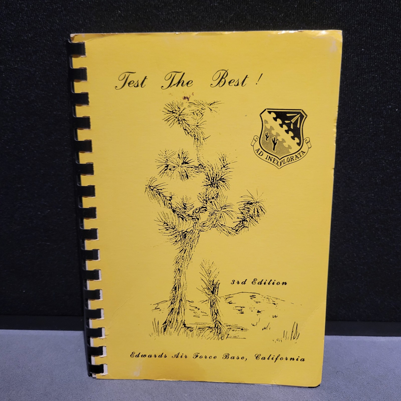 Test The Best! 3rd Anniversary Edwards Air Force California BaseCookbook, 1982