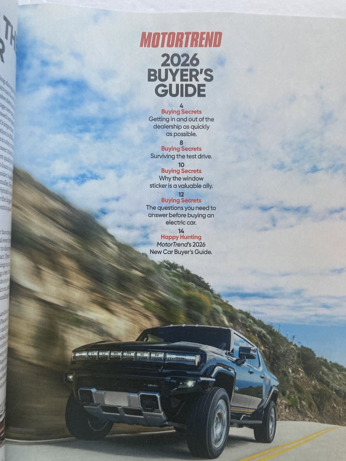 2026 MOTOR TREND NEW CAR & TRUCK BUYER&rsquo;S GUIDE Magazine UNBIASED REVIEWS / New